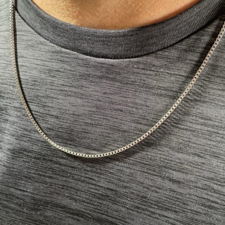 24 Inch Box Chain Unisex